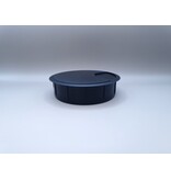 Multi Meubel Kabeldoorvoer dop Kunststof ZWART Rond 80
