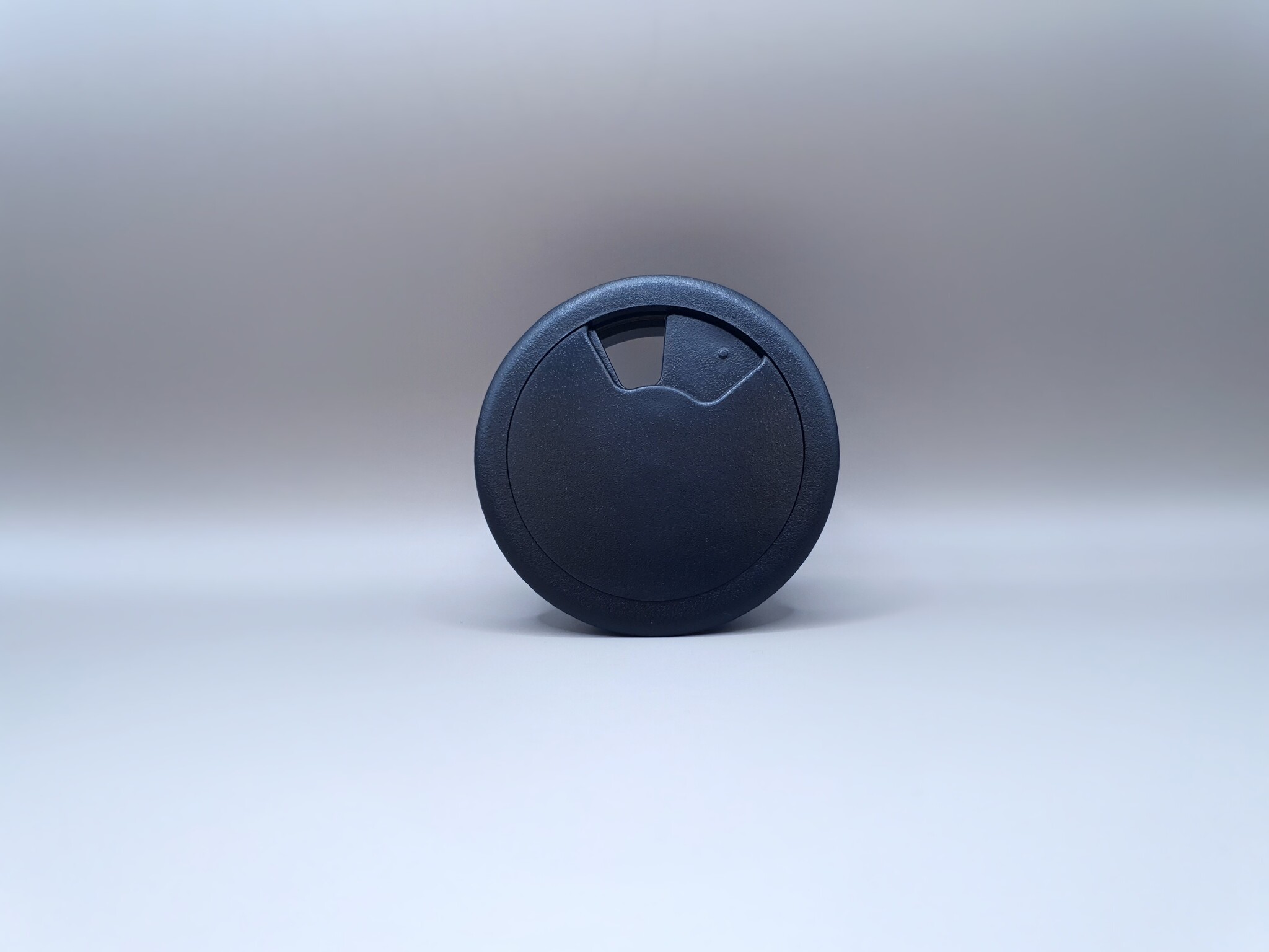 Multi Meubel Kabeldoorvoer dop Kunststof ZWART Rond 60