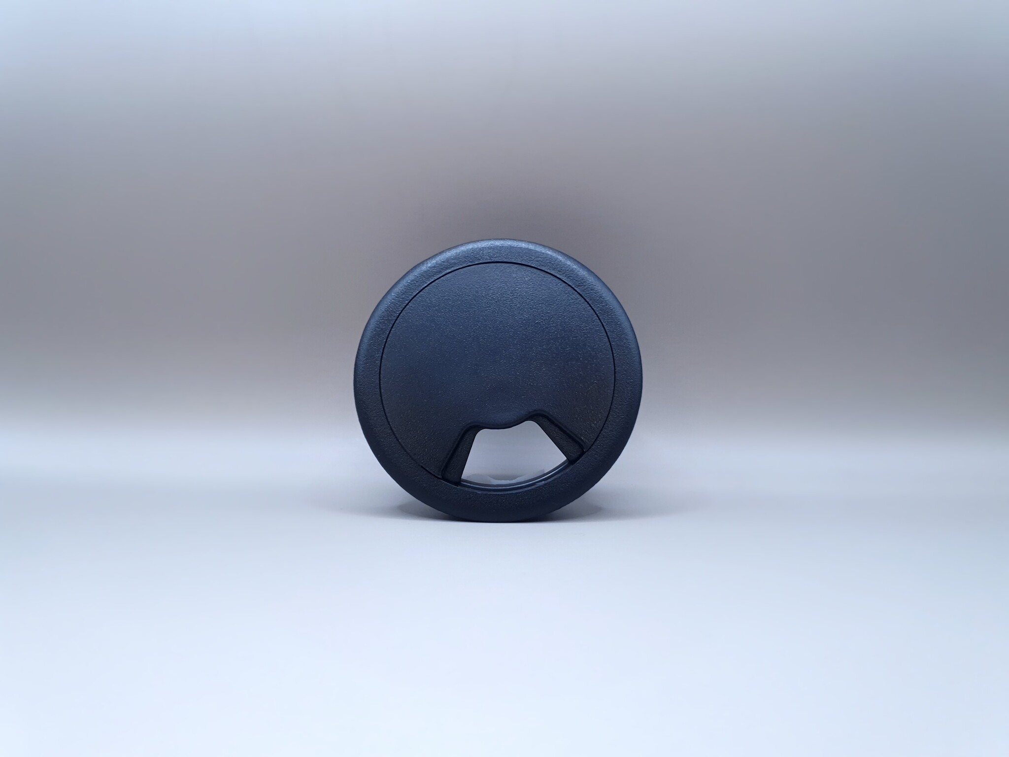 Multi Meubel Kabeldoorvoer dop Kunststof ZWART Rond 60