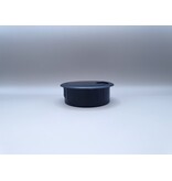 Multi Meubel Kabeldoorvoer dop Kunststof ZWART Rond 60