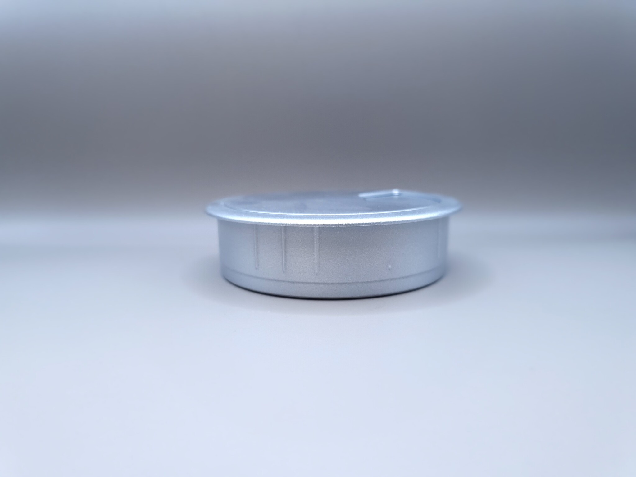 Multi Meubel Kabeldoorvoer dop Kunststof ZILVER Rond 80