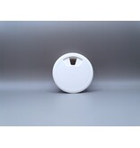 Multi Meubel Kabeldoorvoer dop Kunststof WIT Rond 60