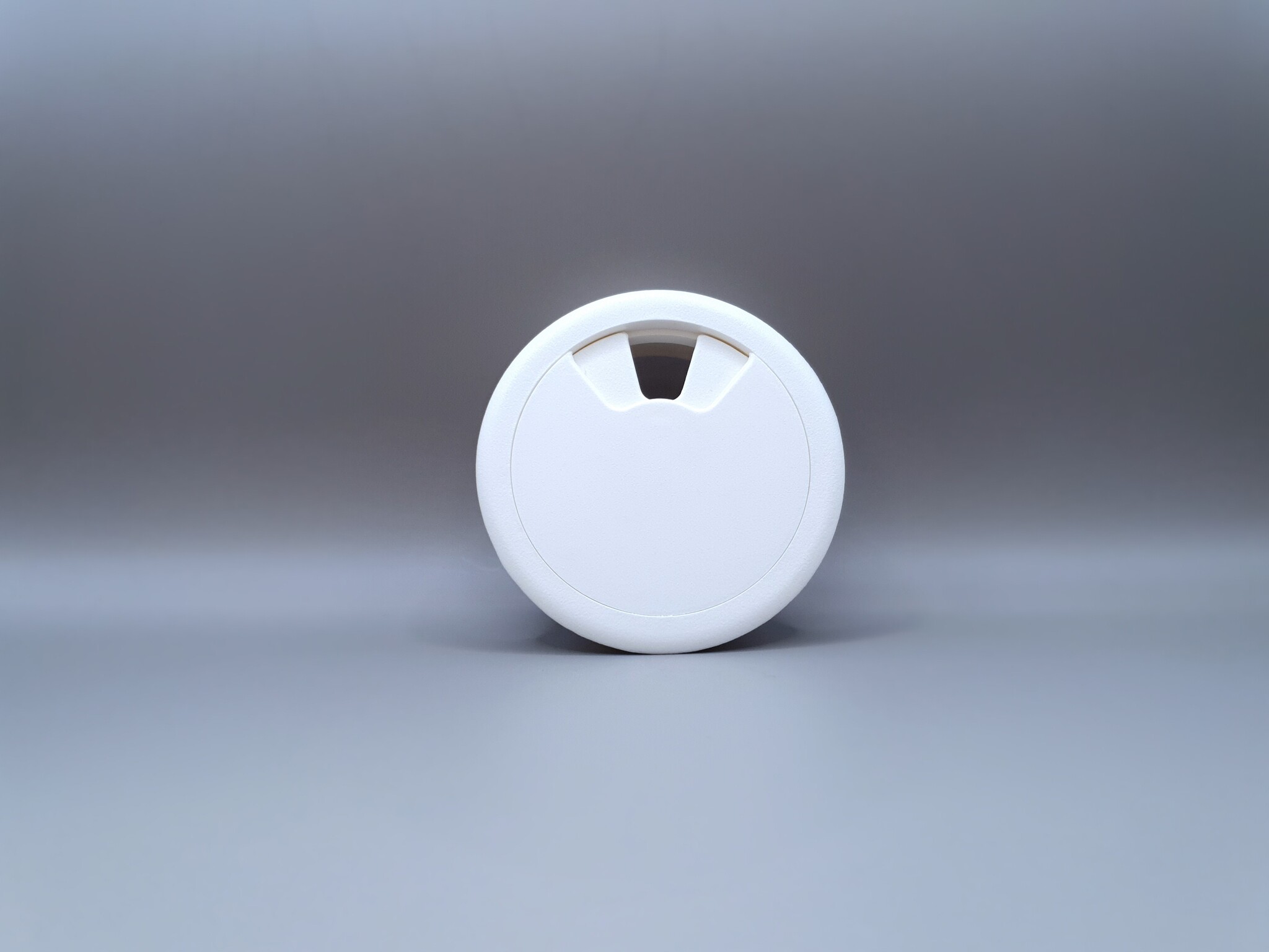 Multi Meubel Kabeldoorvoer dop Kunststof WIT Rond 60