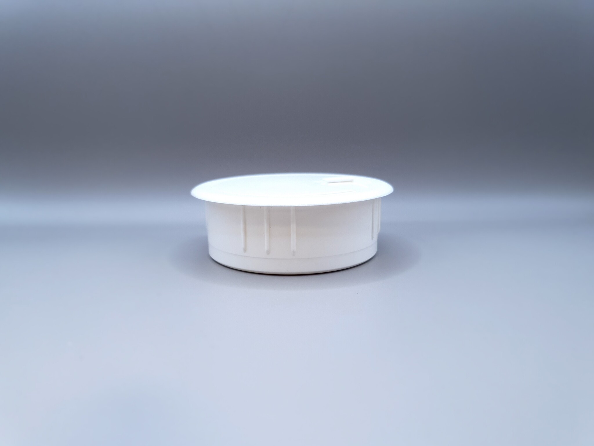 Multi Meubel Kabeldoorvoer dop Kunststof WIT Rond 60