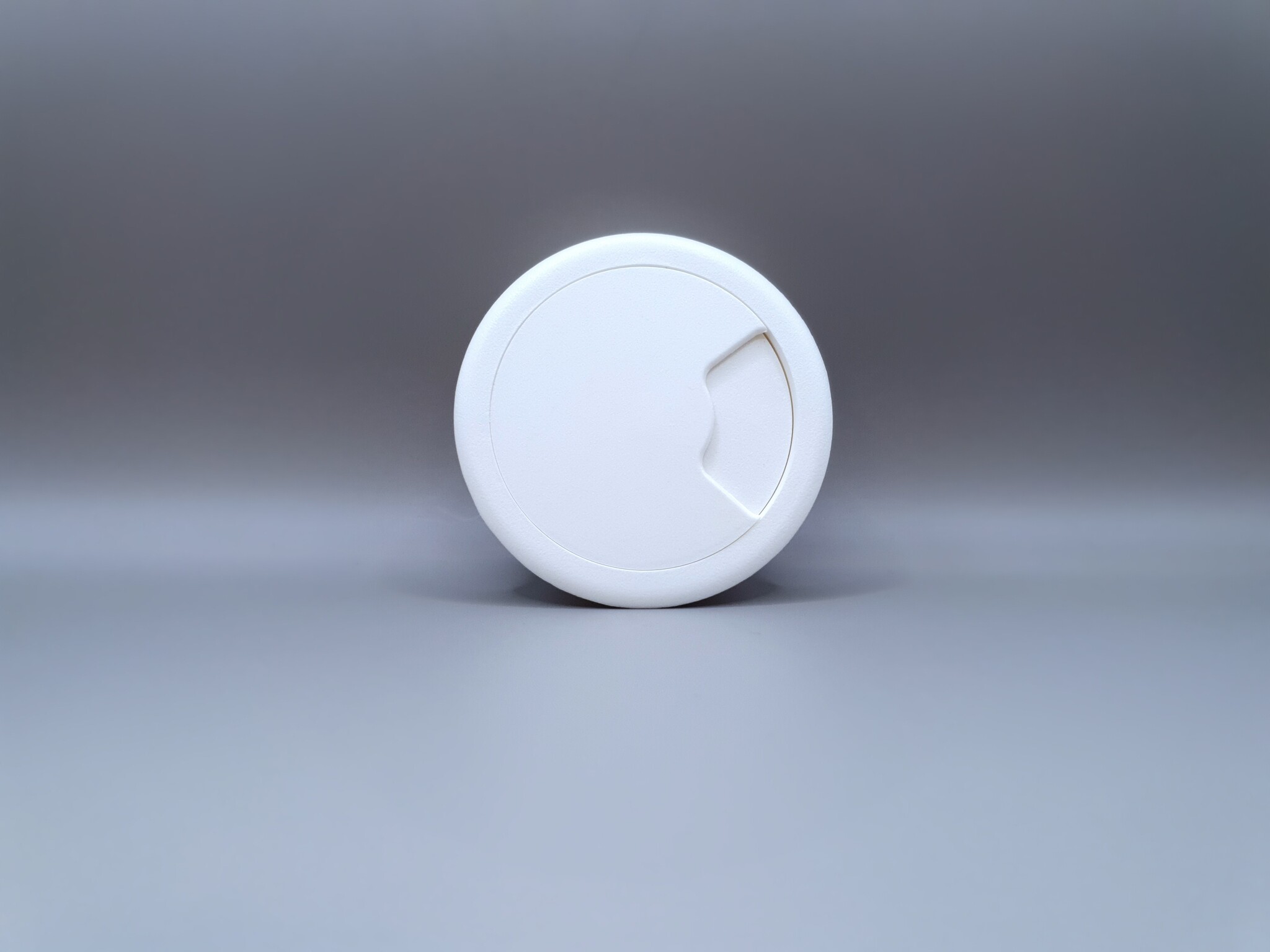 Multi Meubel Kabeldoorvoer dop Kunststof WIT Rond 60