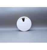 Multi Meubel Kabeldoorvoer dop Kunststof WIT Rond 80