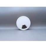 Multi Meubel Kabeldoorvoer dop Kunststof WIT Rond 80