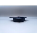 Multi Meubel Kabeldoorvoer metaal vierkant MAT ZWART