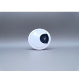 Multi Meubel Kabeldoorvoerdop METAAL kleur WIT Rond 50 met RUBBER