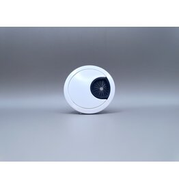Multi Meubel Kabeldoorvoerdop METAAL kleur WIT Rond 50 met RUBBER
