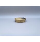 Multi Meubel Kabeldoorvoerdop METAAL kleur GEBORSTELD GOUD Rond 50 met RUBBER