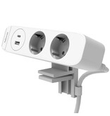 FELLOWES Power Desk Up 3.0  USB 2x stroom -  1x USB A + 1x USB C Charger 30Watt