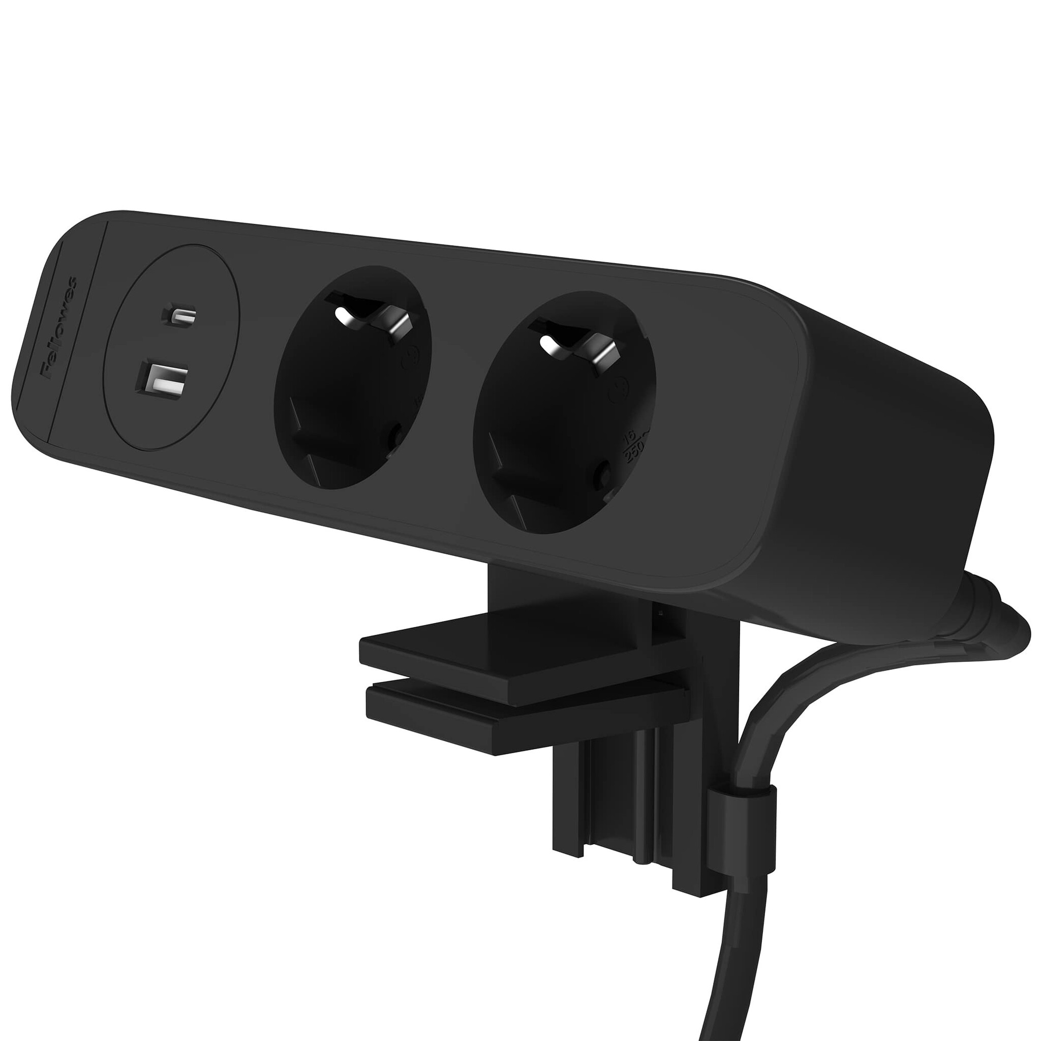 FELLOWES Power Desk Up 3.0  USB 2x stroom -  1x USB A + 1x USB C Charger 30Watt