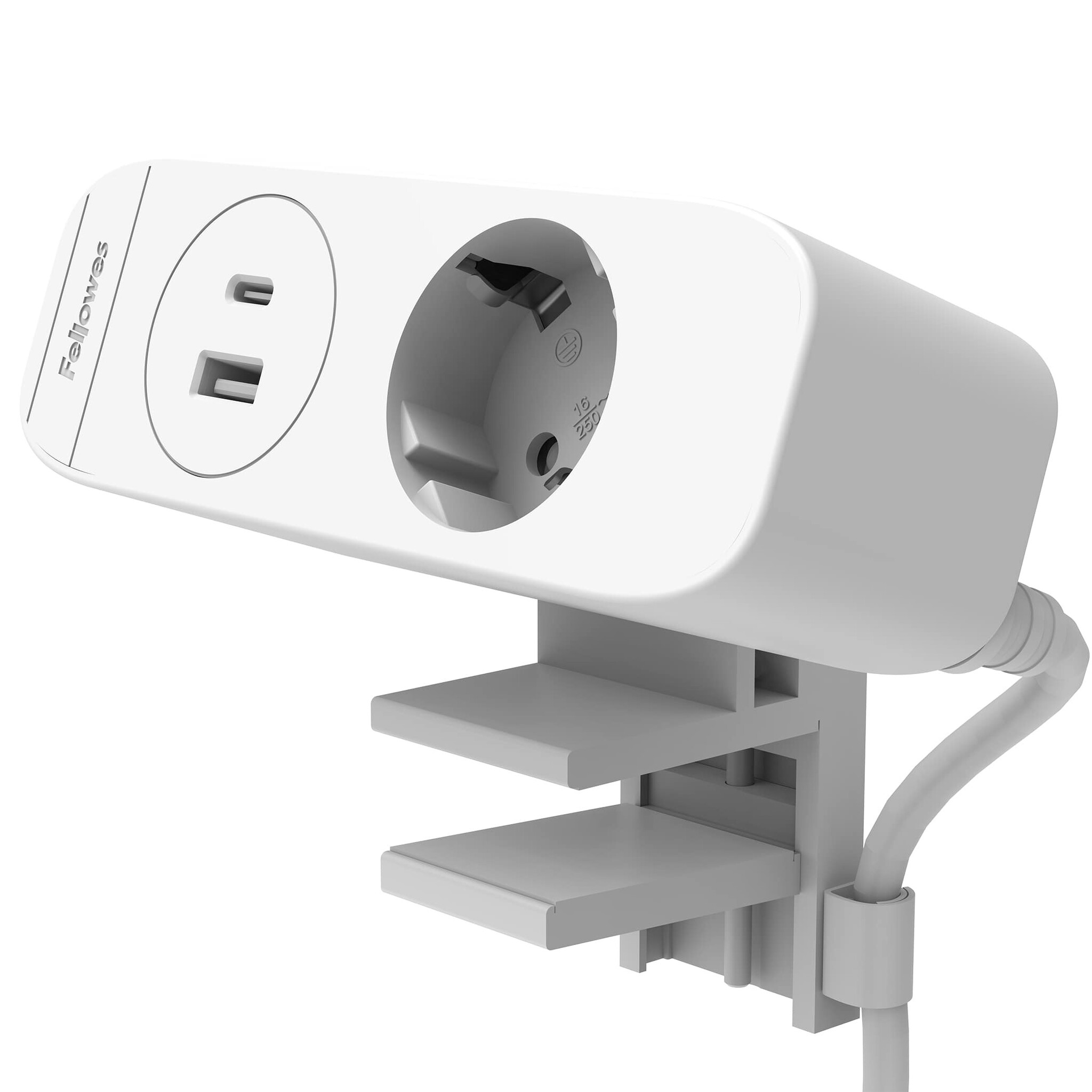 FELLOWES Power Desk Up 3.0  USB 1x stroom -  1x USB A + 1x USB C Charger 30Watt