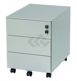 Multi Meubel Ladenblok staal verrijdbaar 3 laden