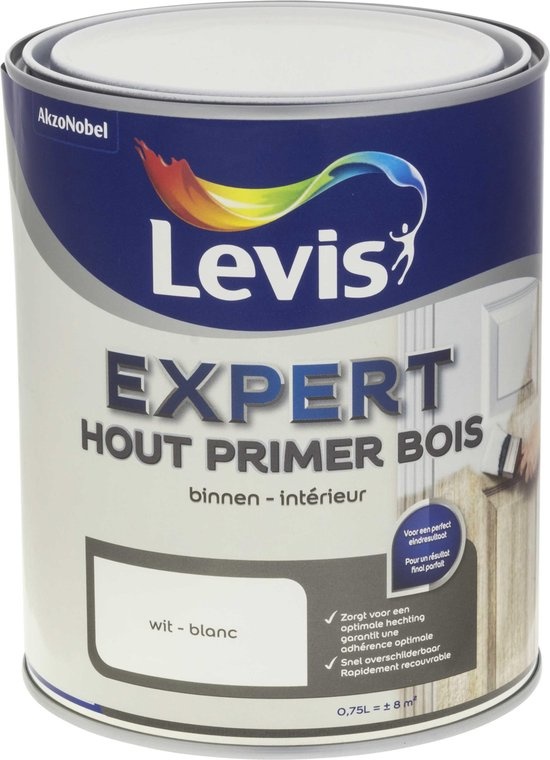 Levis Levis Expert Primer Wood Indoor - White