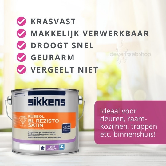 Sikkens Rubbol BL Rezisto Satin Kleur voordelen