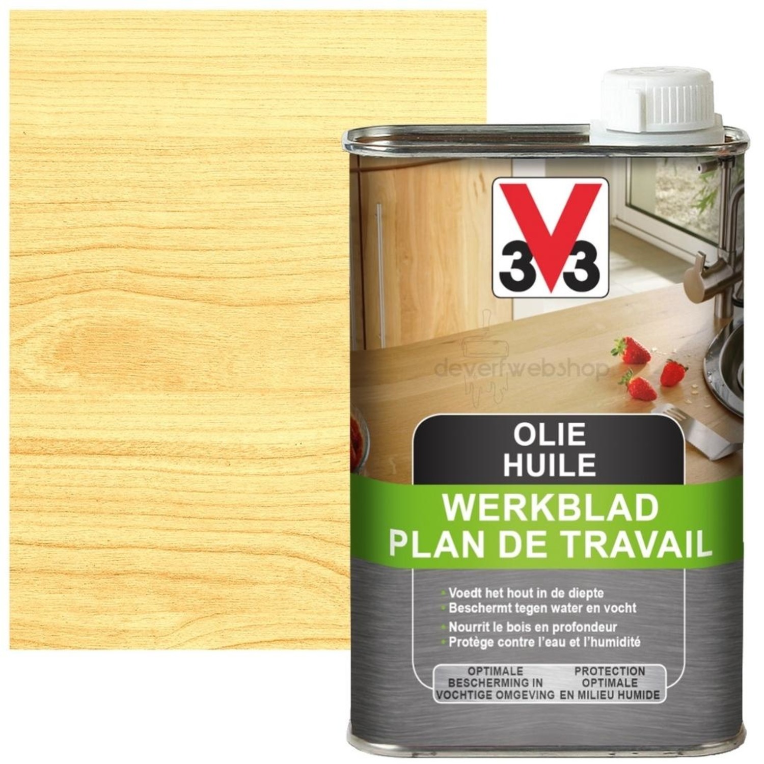 V33 Huile Plan de Travail
