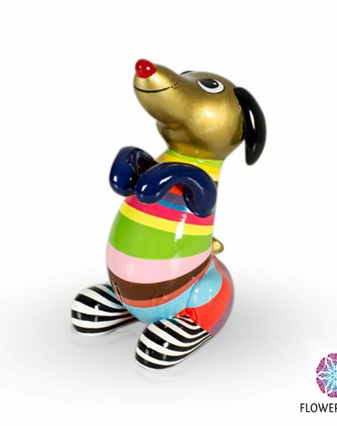 Niloc Pagen Sitting Hot Dog Multi Color Gold