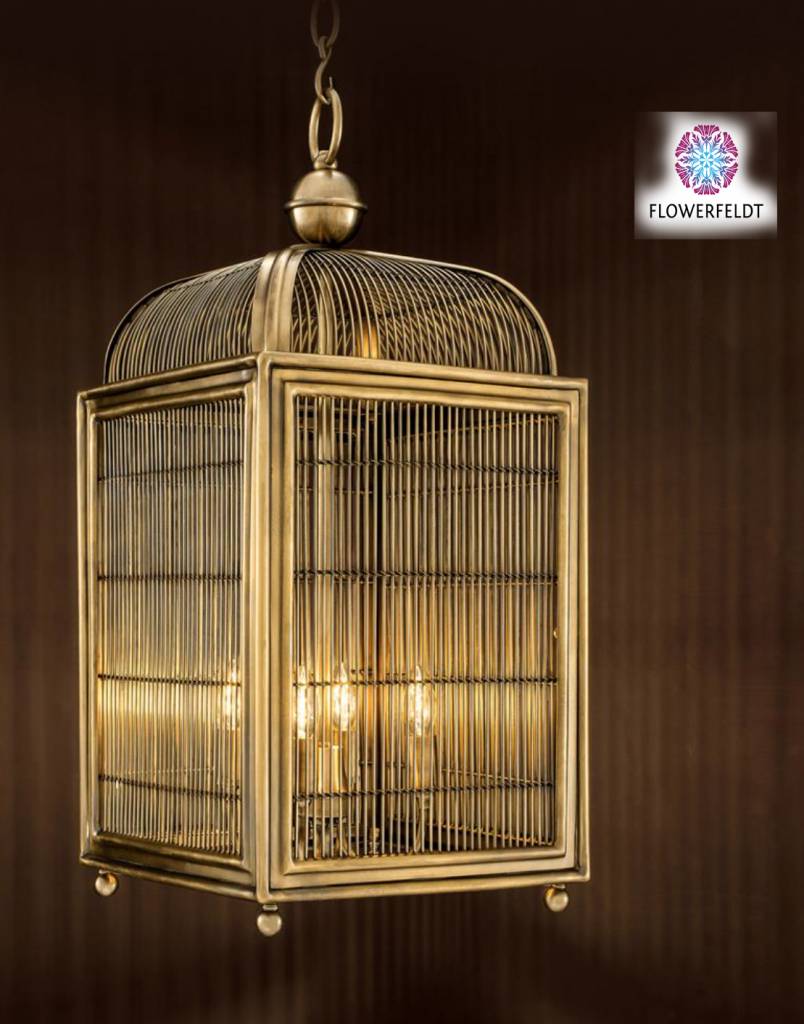 Bird cage lamp brass - Bird cage lamps - Flowerfeldt