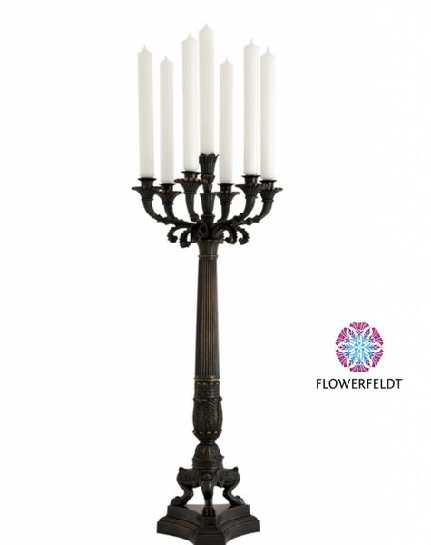 Eichholtz Schwarze kerzenständer Jefferson - H79 cm