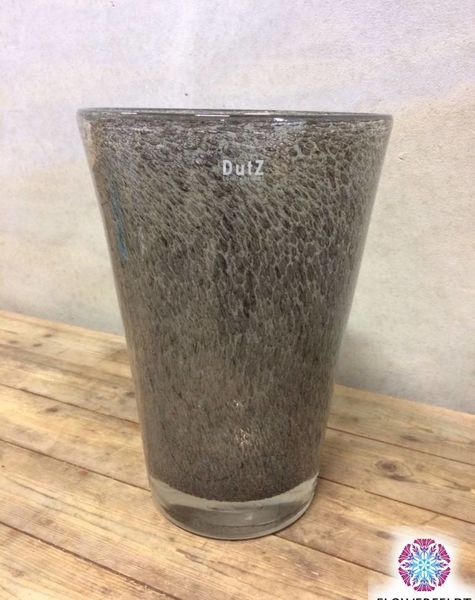 DutZ Vase conic bubble grey