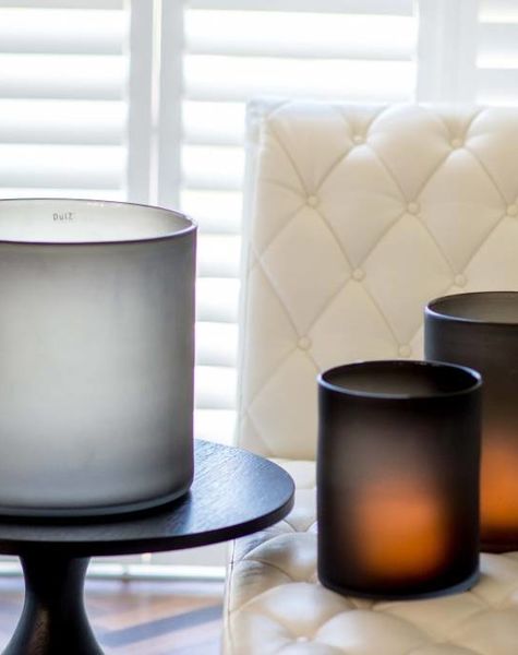 DutZ Cilinder smoke mat XL - H35 cm/ H40 cm