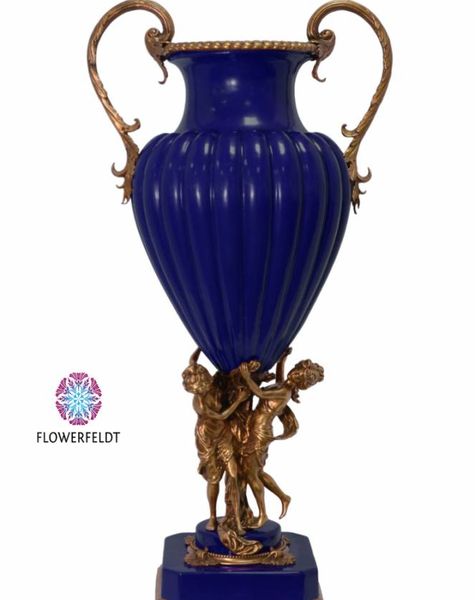 Antique vases blue - H78 cm