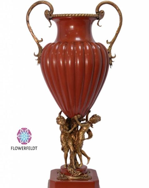Antique vase red - H78 cm