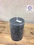 DutZ Kaars rustic grey 15 cm