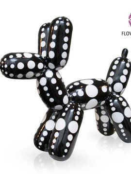 Niloc Pagen Balloon Dog Black White Dots