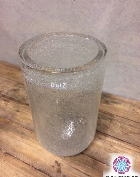 DutZ Vase Thick clear bubbles