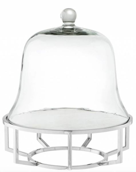 Eichholtz Silver cake stand branners