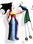 Kunstbeeld Bird and Woman