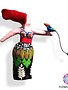 Kunstbeeld Exotic woman and bird