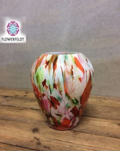 Fidrio Vase Mixed Colors Alore - H21 cm