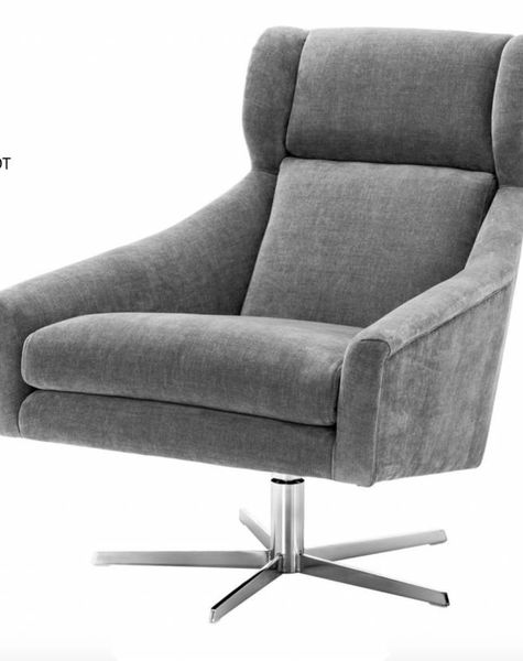 Eichholtz Grijze swivel Chair Nara