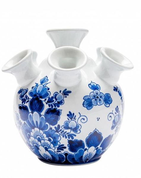 Ball vase delft blue  - H 16 cm