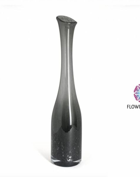 Fidrio Vase bottle giraffe smokey