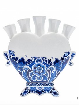 Tulip vase heart shaped