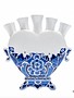 Tulip vase heart shaped
