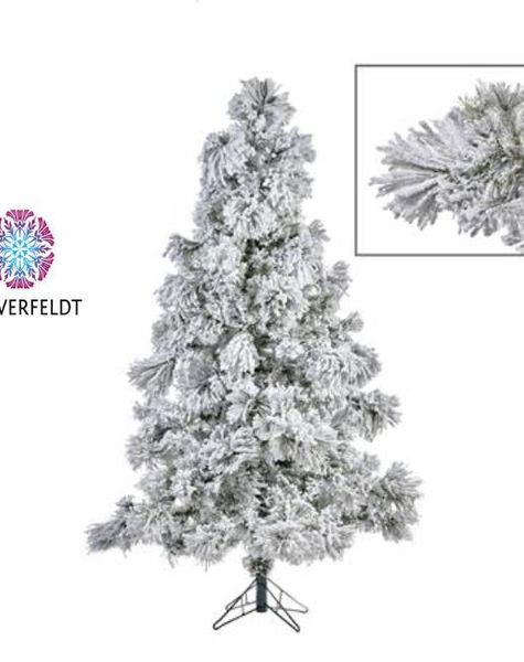 Goodwill Flocked Christmas tree - H180 cm