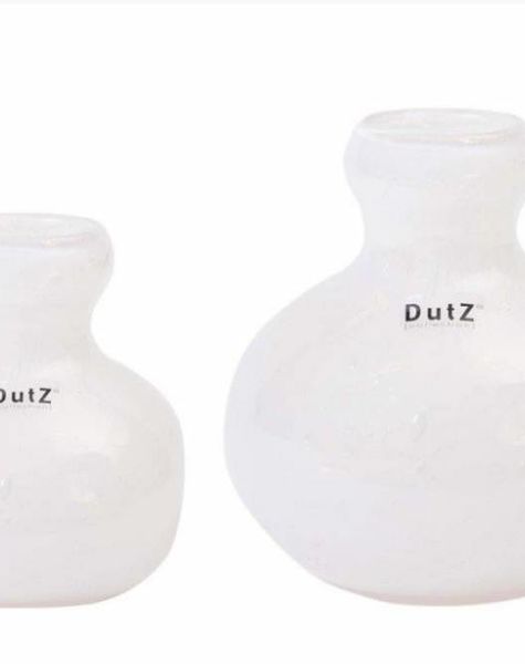 DutZ Vase Pilon 1 white - H15 cm or H18 cm