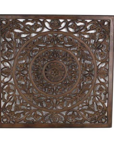 Wall plaque brown - H100 cm