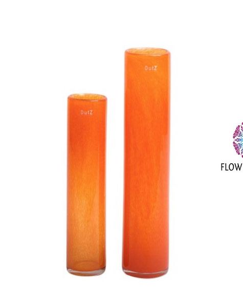 DutZ Cylinder vase orange - H40 or H50 cm