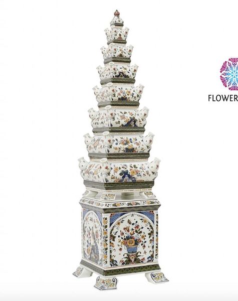 Pyramid tulip vase Exclusive - H120 cm