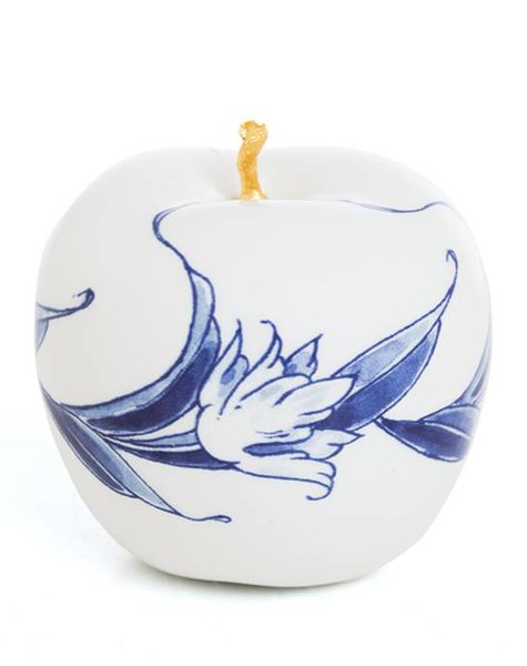 Deko-Apfel Porzellan - D6 cm