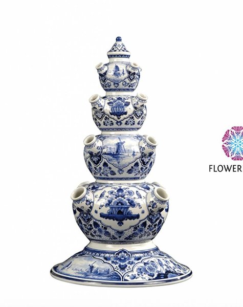 Tulpenvase rund - H48 cm