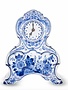 Delft blue clock