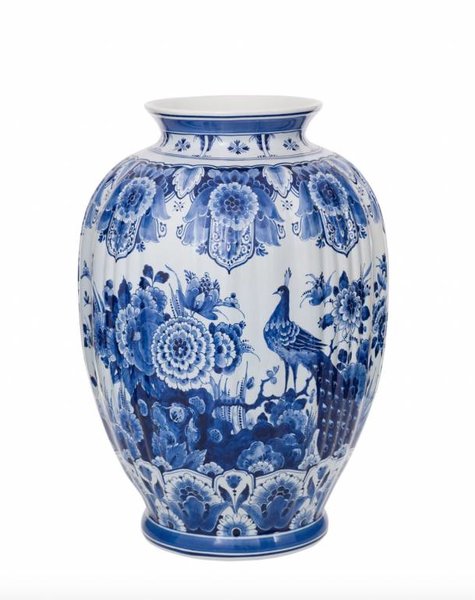 Vase Delfter Blau groß - H 47,5 cm